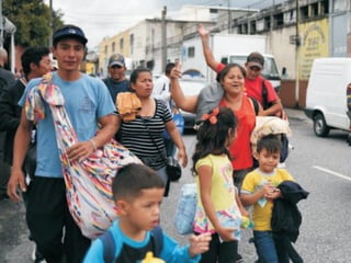 Is it true that many of the marchers in the "caravans" are women & children?