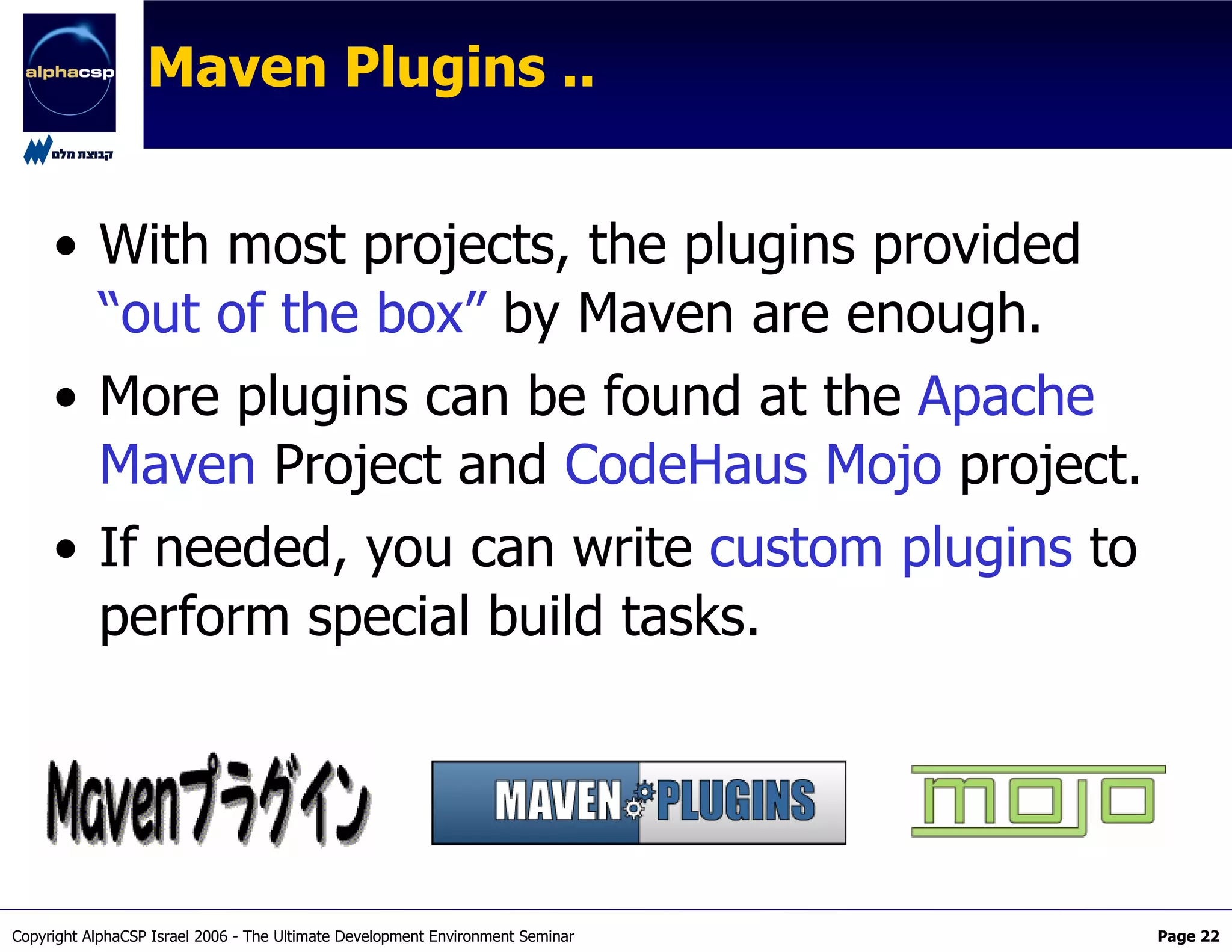 The Maven2 Revolution