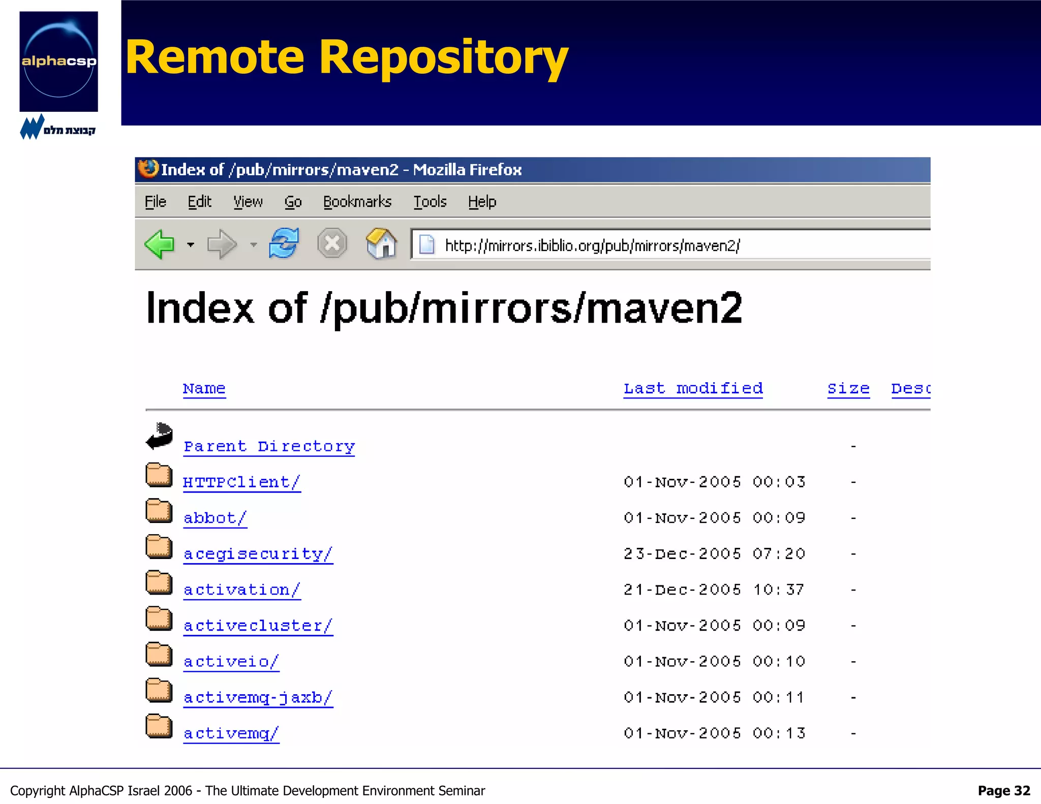 The Maven2 Revolution