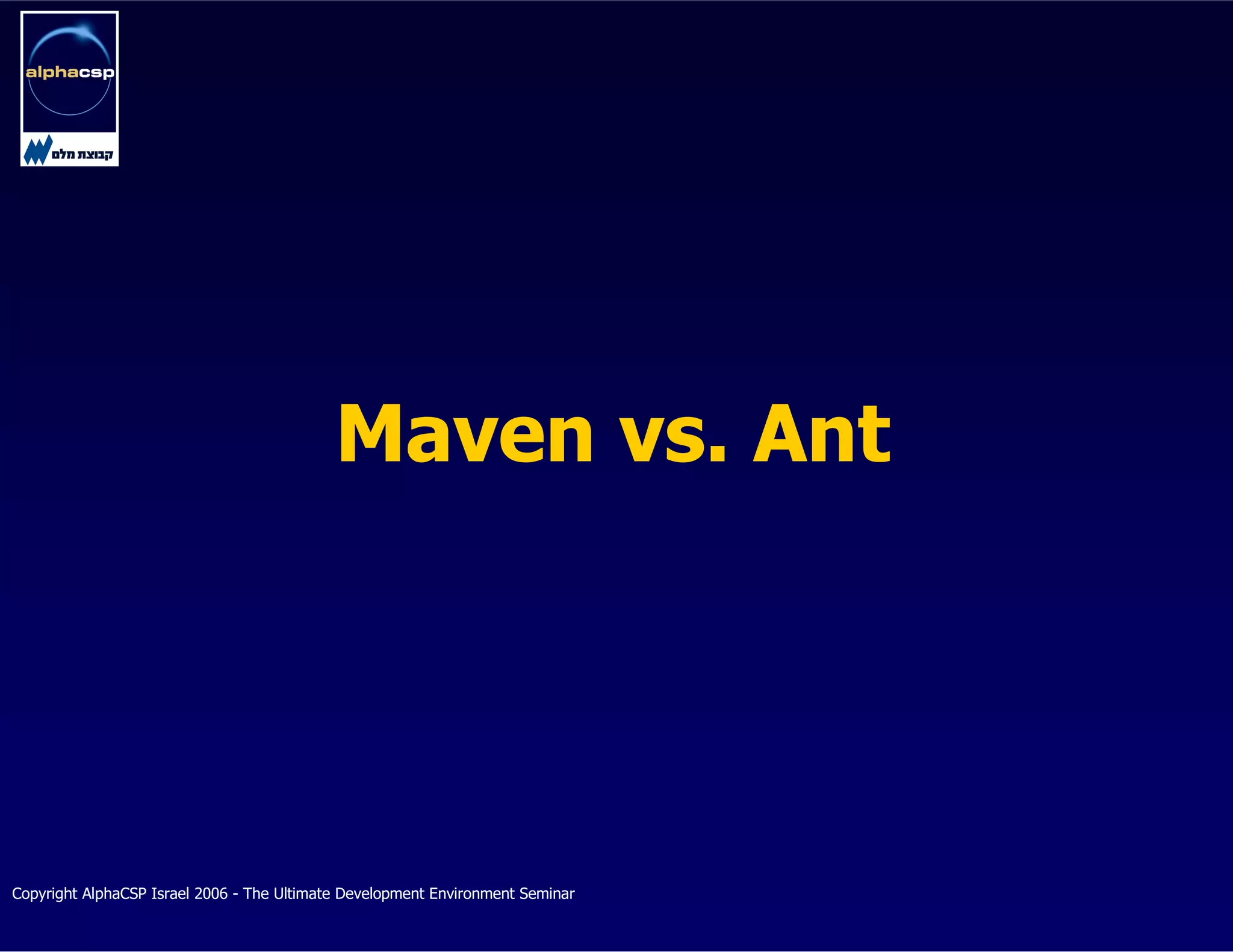 The Maven2 Revolution