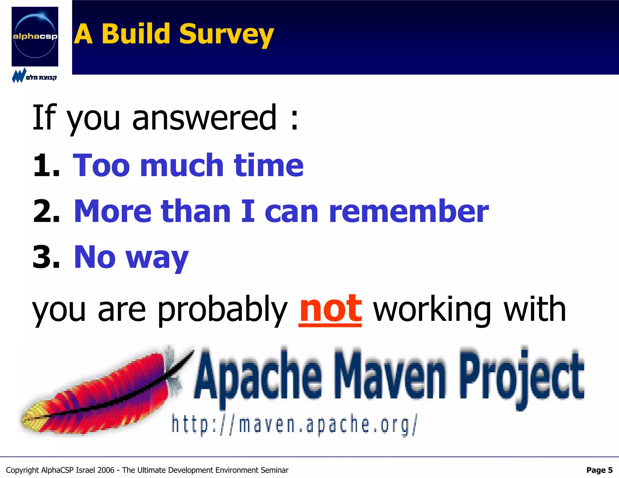 The Maven2 Revolution