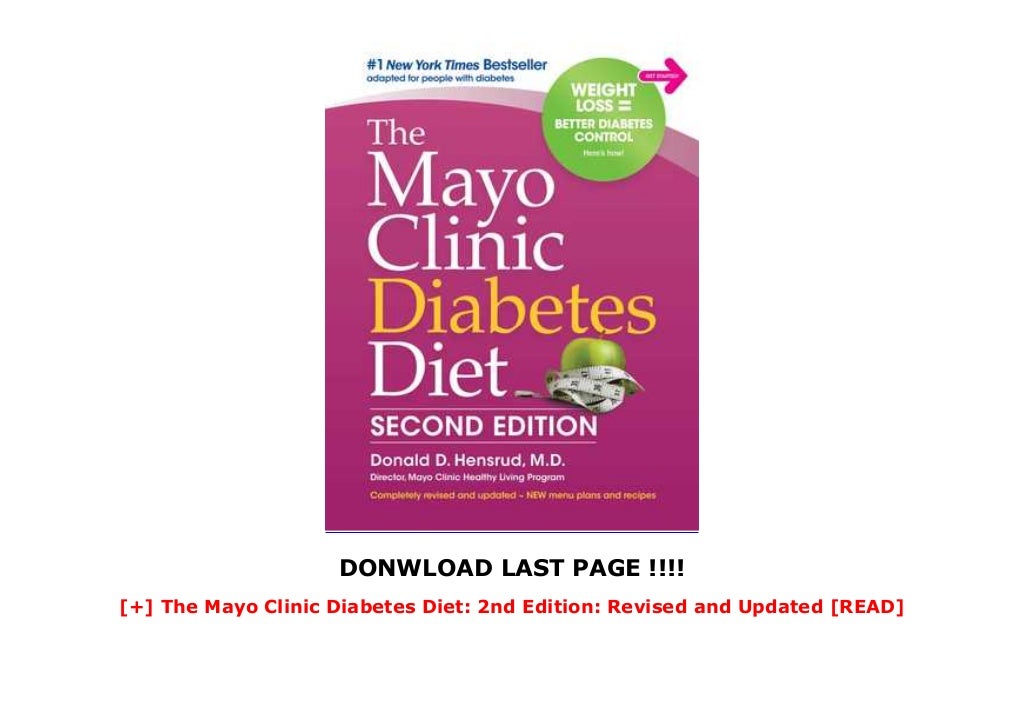 The Mayo Clinic Diabetes Diet 2nd Edition Revised and Updated …