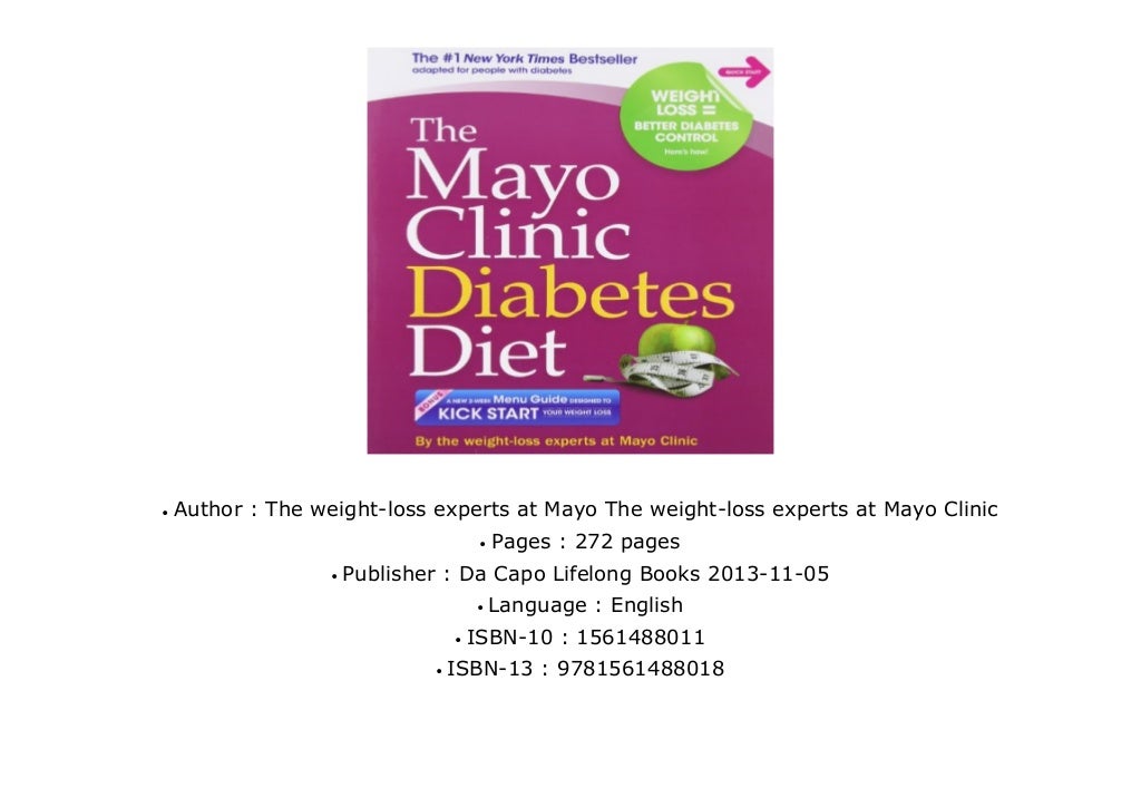 [Doc] The Mayo Clinic Diabetes Diet The 1 New York Bestseller adapt…