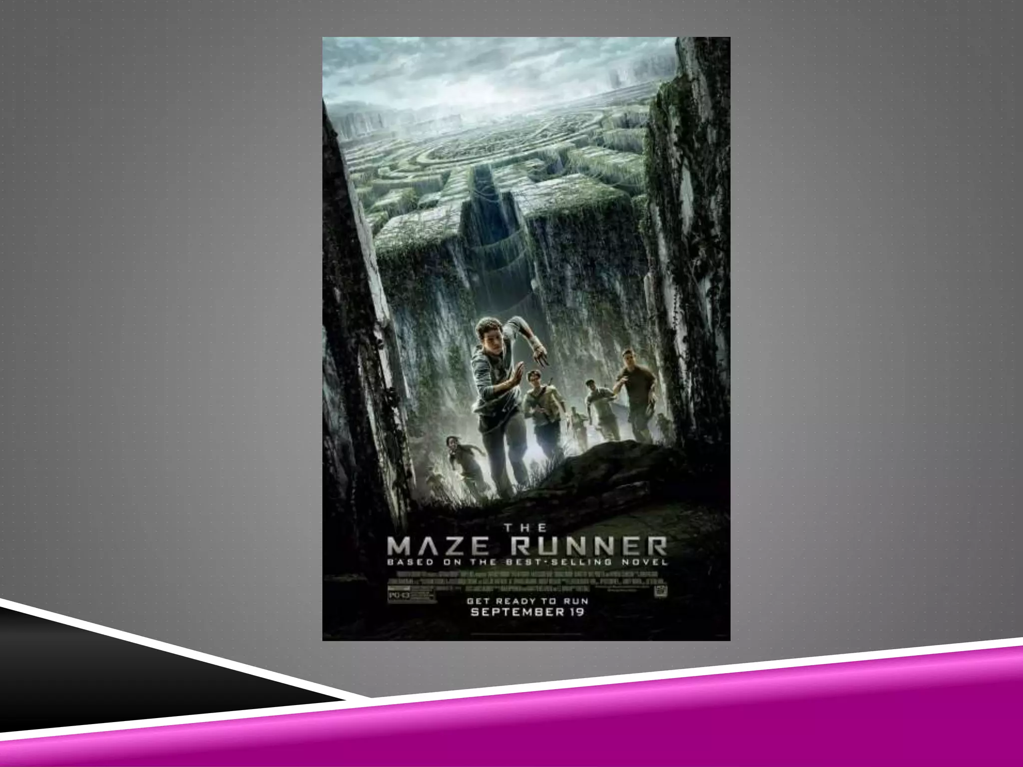 The maze runner poster analysis | PPTX