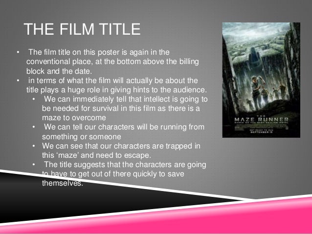 The Maze Runner Movie Analysis Essay