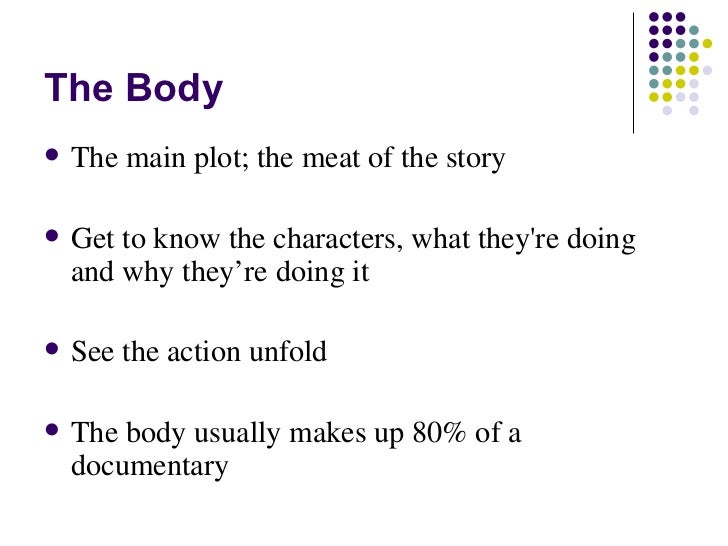 The Mechanics of Documentary Storytelling