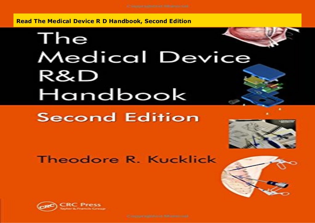 Read The Medical Device R D Handbook, Second Edition
