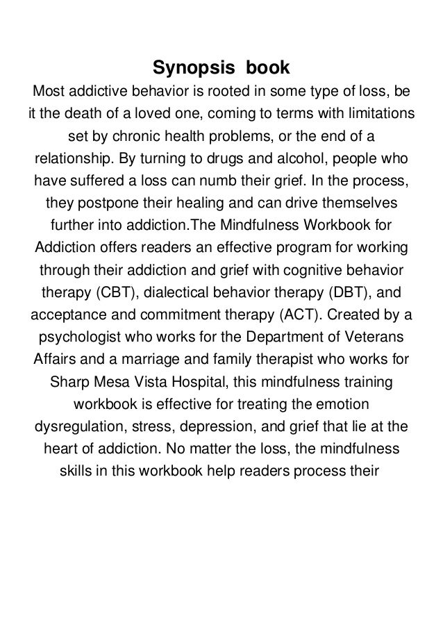 The Mindfulness Workbook For Addiction
