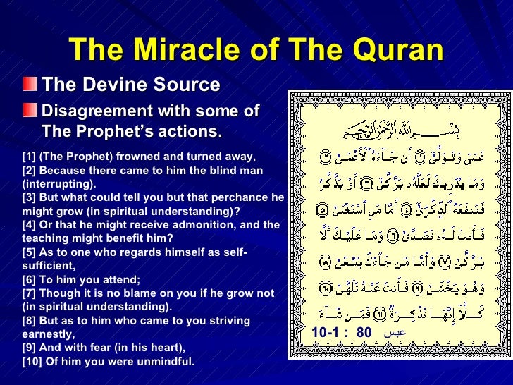 miracles of the quran miracles of the quran