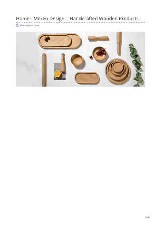 Home - Moreo Design | Handcrafted Wooden Products
the-moreo.com
1/18
 