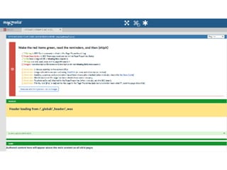 Meta-data
URLs
XML sitemaps
UI
 
