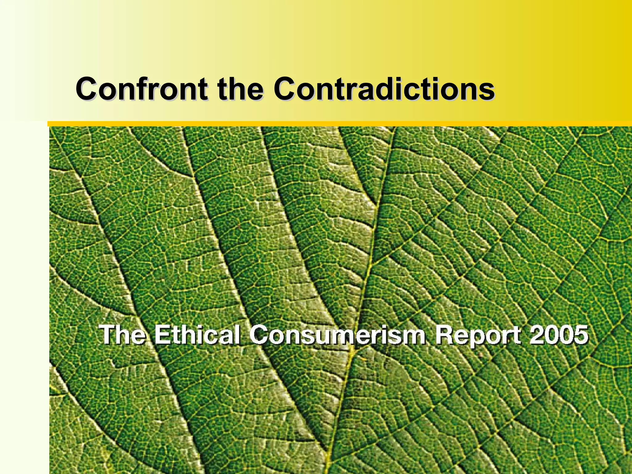 Confront the Contradictions