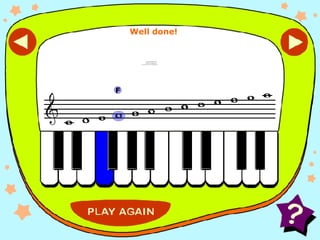 Keyboard F2 F Well done! 