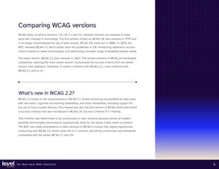 The must have WCAG checklist For designers | PDF