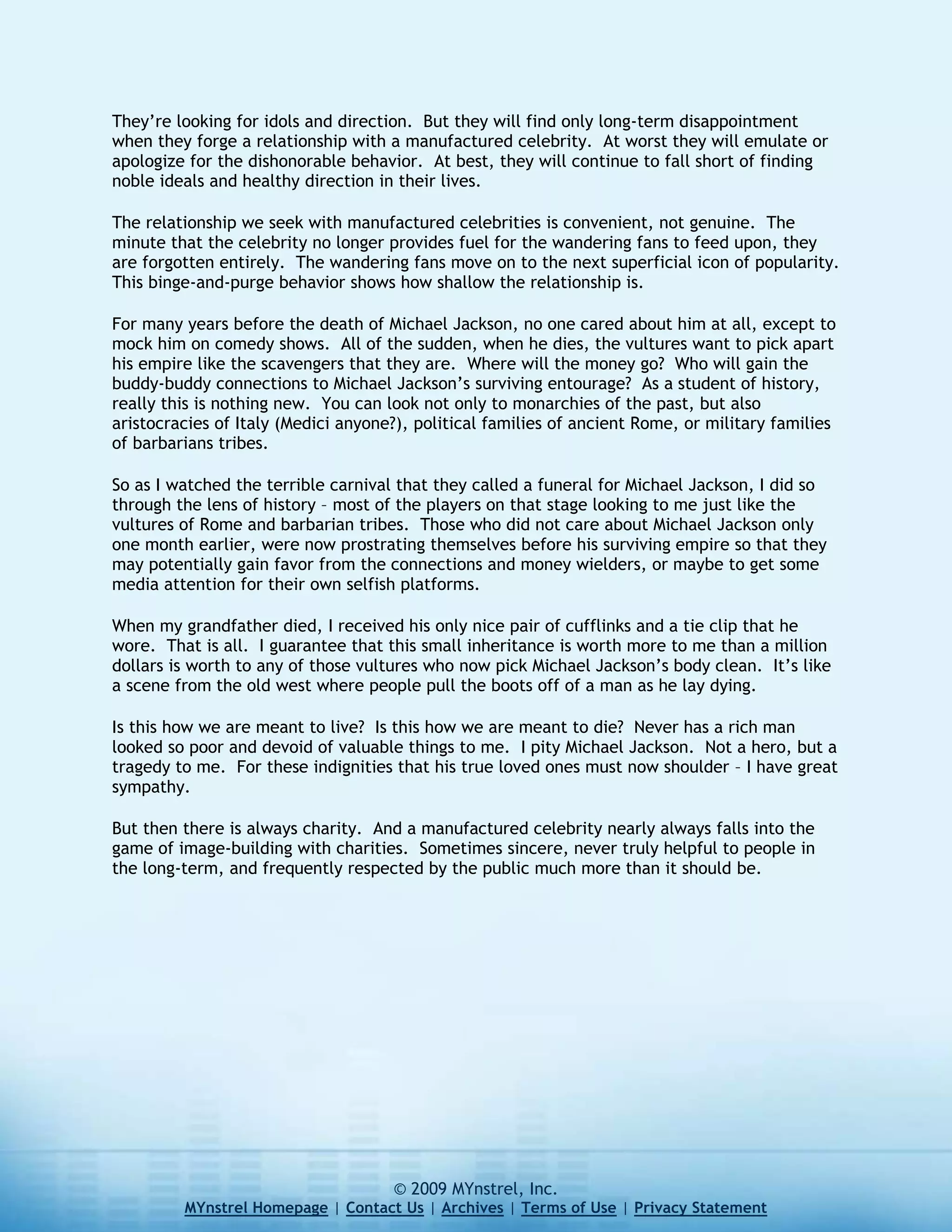 The MYnstrel Free Press Volume 2: Economic Struggles, Meet Jazz