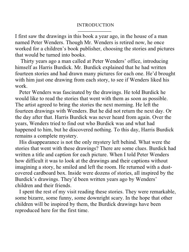 the mysteries of harris burdick pdf