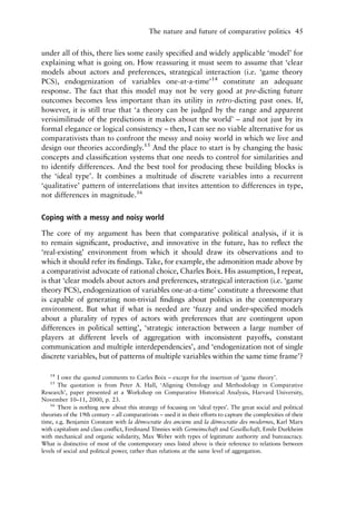 The Nature And Future Of Comparative Politics | PDF