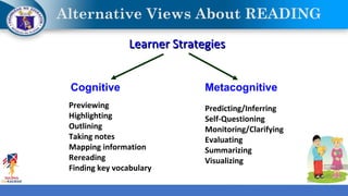 Generative Reading Approach The-Nature-of-Reading-Understanding Literacy | PPTX