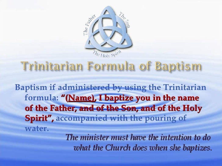 Necessity of Baptism