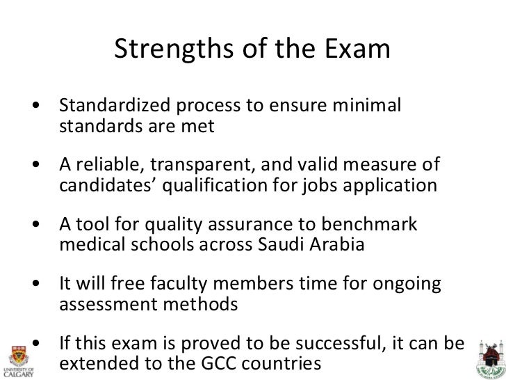 The Need For National Medical Licensing Exam In Saudi Arabia
