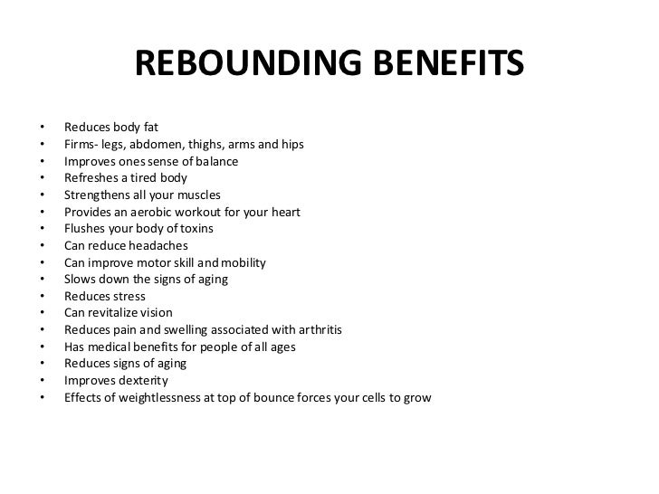 REBOUNDING BENEFITS PDF DOWNLOAD REBOUNDING BENEFITS PDF DOWNLOAD