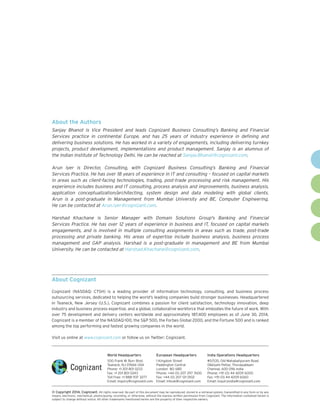 The Networked Bank: Utility Concepts to Transform the Operating Model | PDF