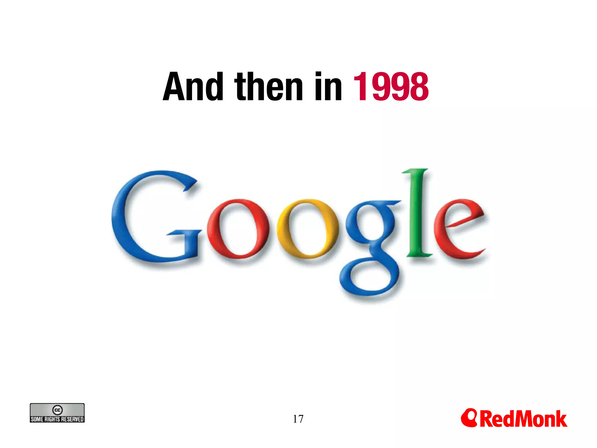 And then in 1998




       17
 