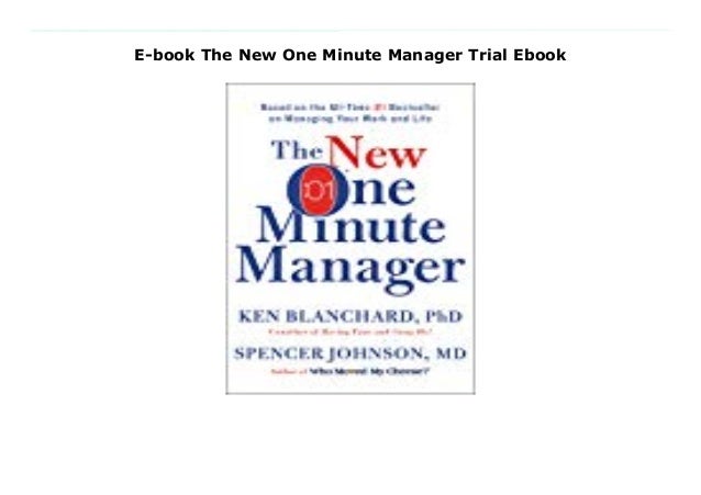 The New One Minute Manager PDF Free Download The New One Minute Manager PDF Free Download
