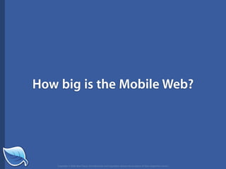 The Next Generation of the Mobile Web