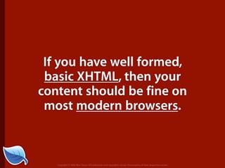 The Next Generation of the Mobile Web