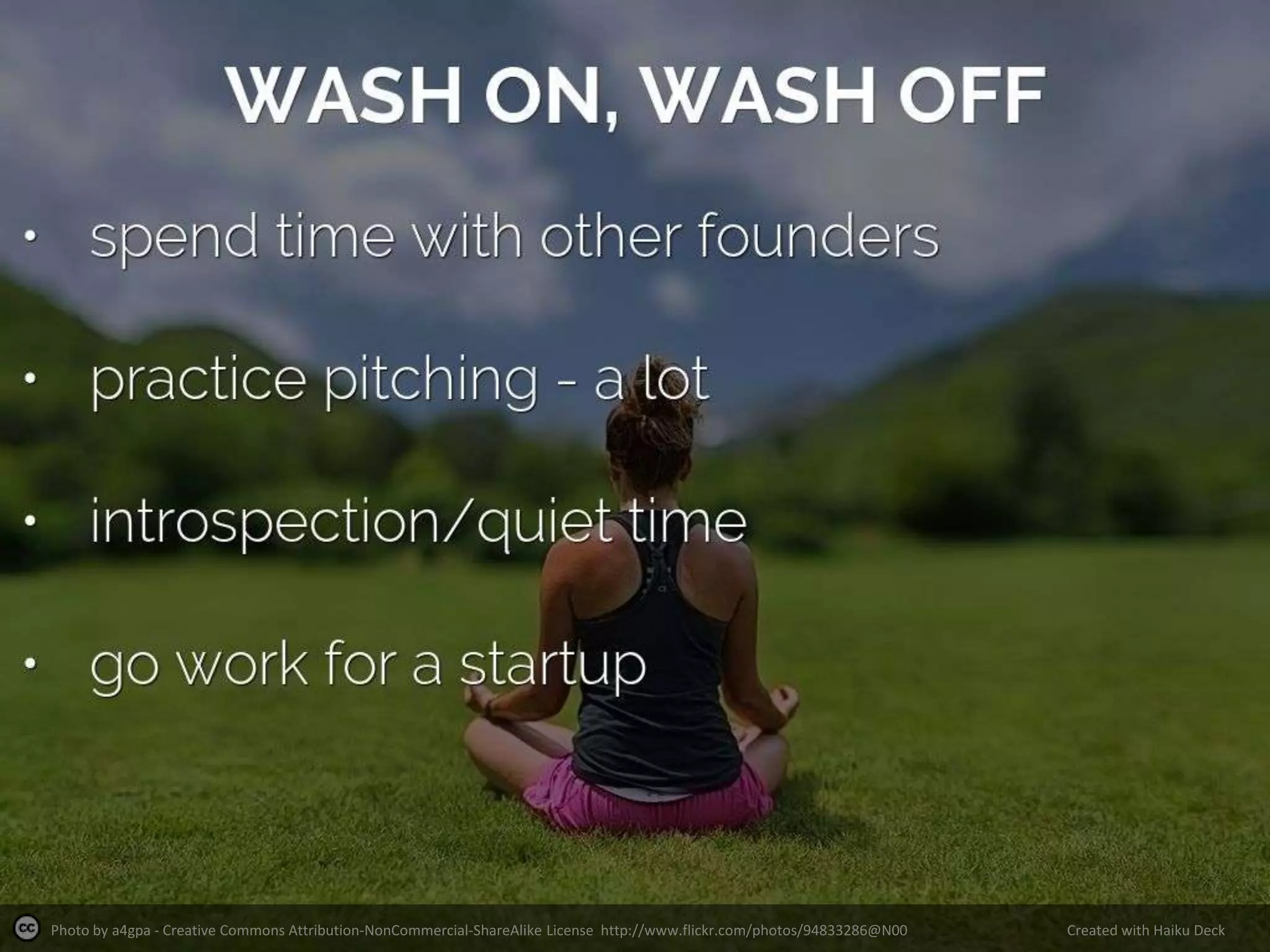 Photo by a4gpa - Creative Commons Attribution-NonCommercial-ShareAlike License http://www.flickr.com/photos/94833286@N00
Created with Haiku Deck