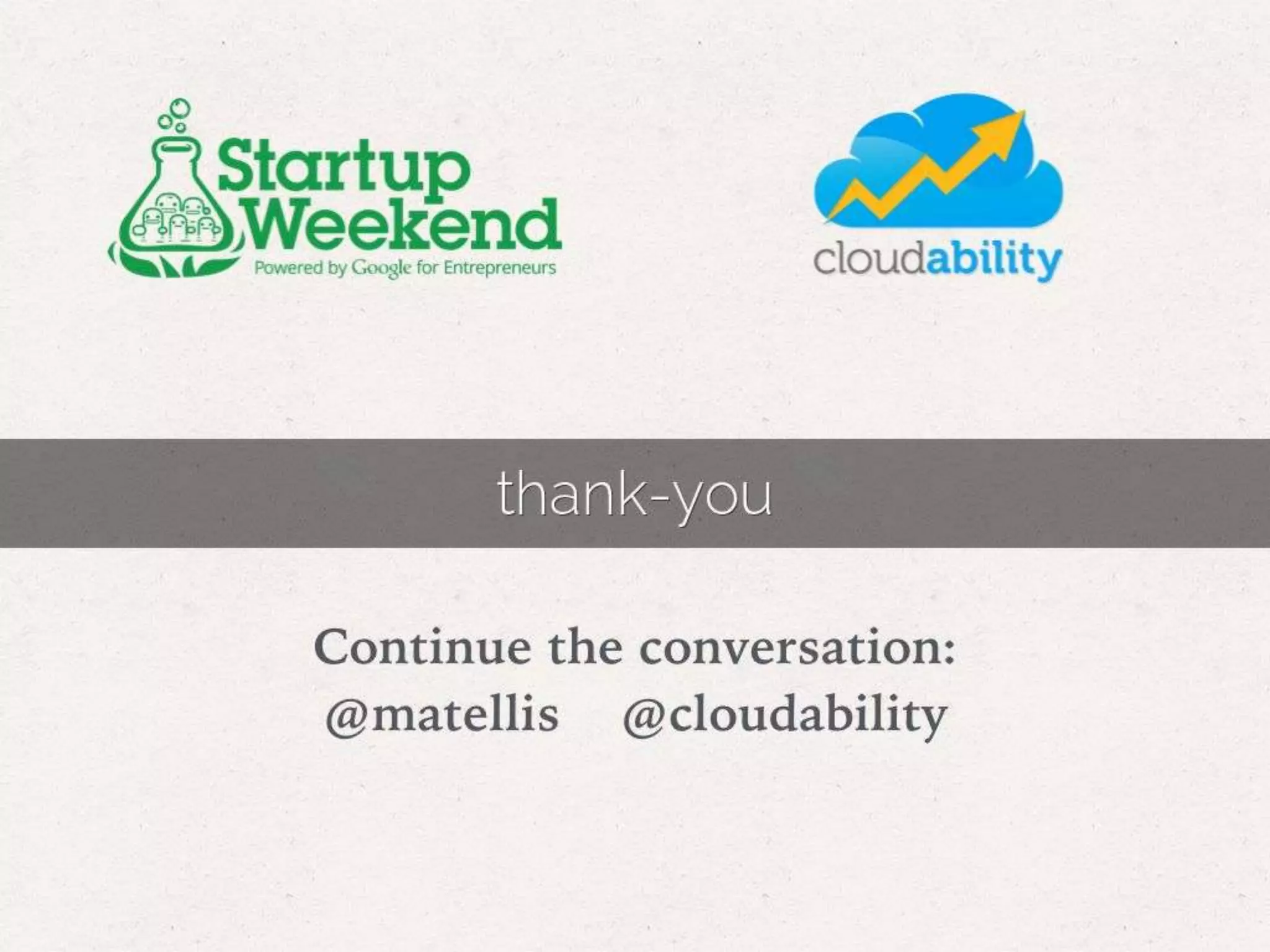 Startup Weekend: Making It Real