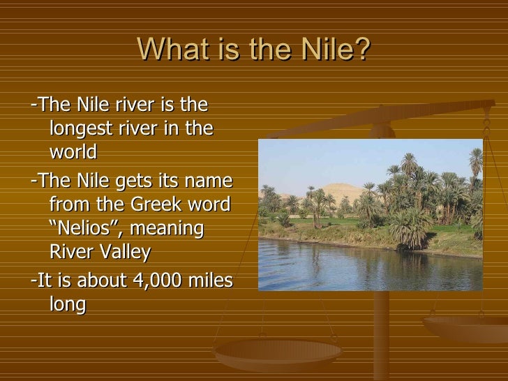 The Nile River