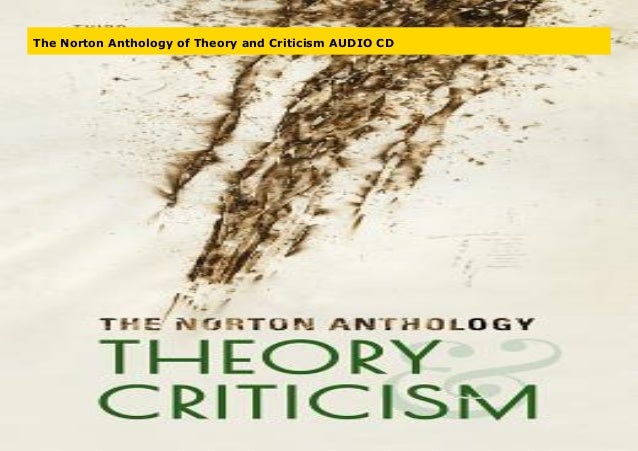 The Norton Anthology Of Theory And Criticism Audio Cd