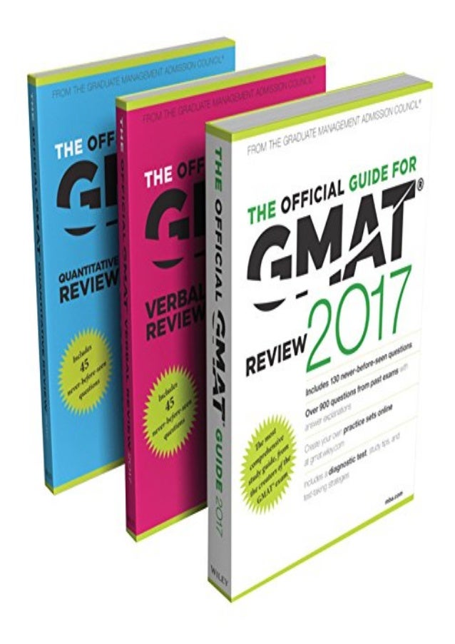 [GET] The Official Guide to the GMAT Review 2017 (Gmat Pack) P.P.T