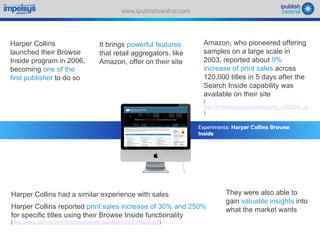 Sparking an E book revolution through a self serve model