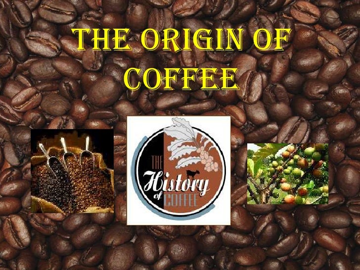 The origin of coffee 
