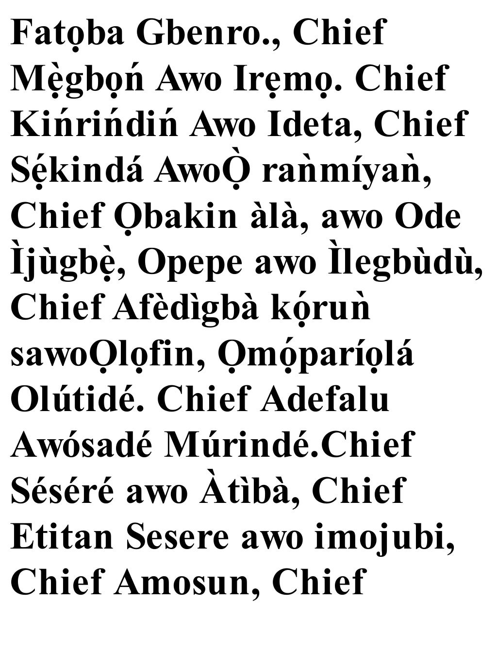 The originalmajoroduifaileadedayoologundudu