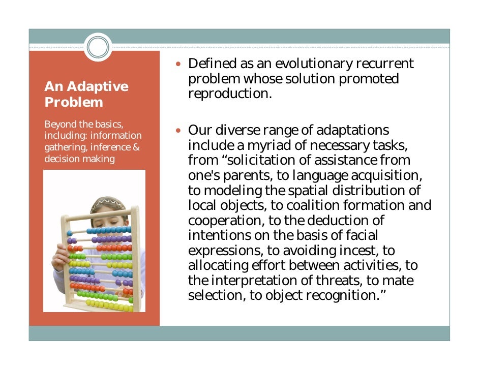 The Origins Of Domain Specificity