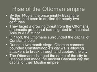 rise and fall of the ottoman empire
