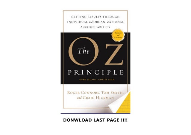 The oz principle pdf free download for windows 7 The oz principle pdf free download for windows 7