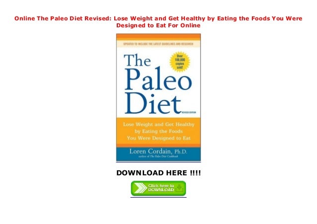 the paleo diet revised pdf
