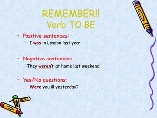 The past-simple-presentation | PPT