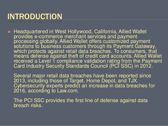 Payment card industry security standards council что это