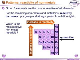 Less Reactive Groups the-periodic-table-.ppt