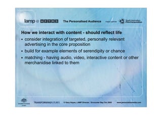 A Presentation About You - The Personalized Audience