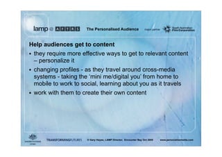 A Presentation About You - The Personalized Audience