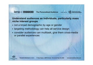 A Presentation About You - The Personalized Audience