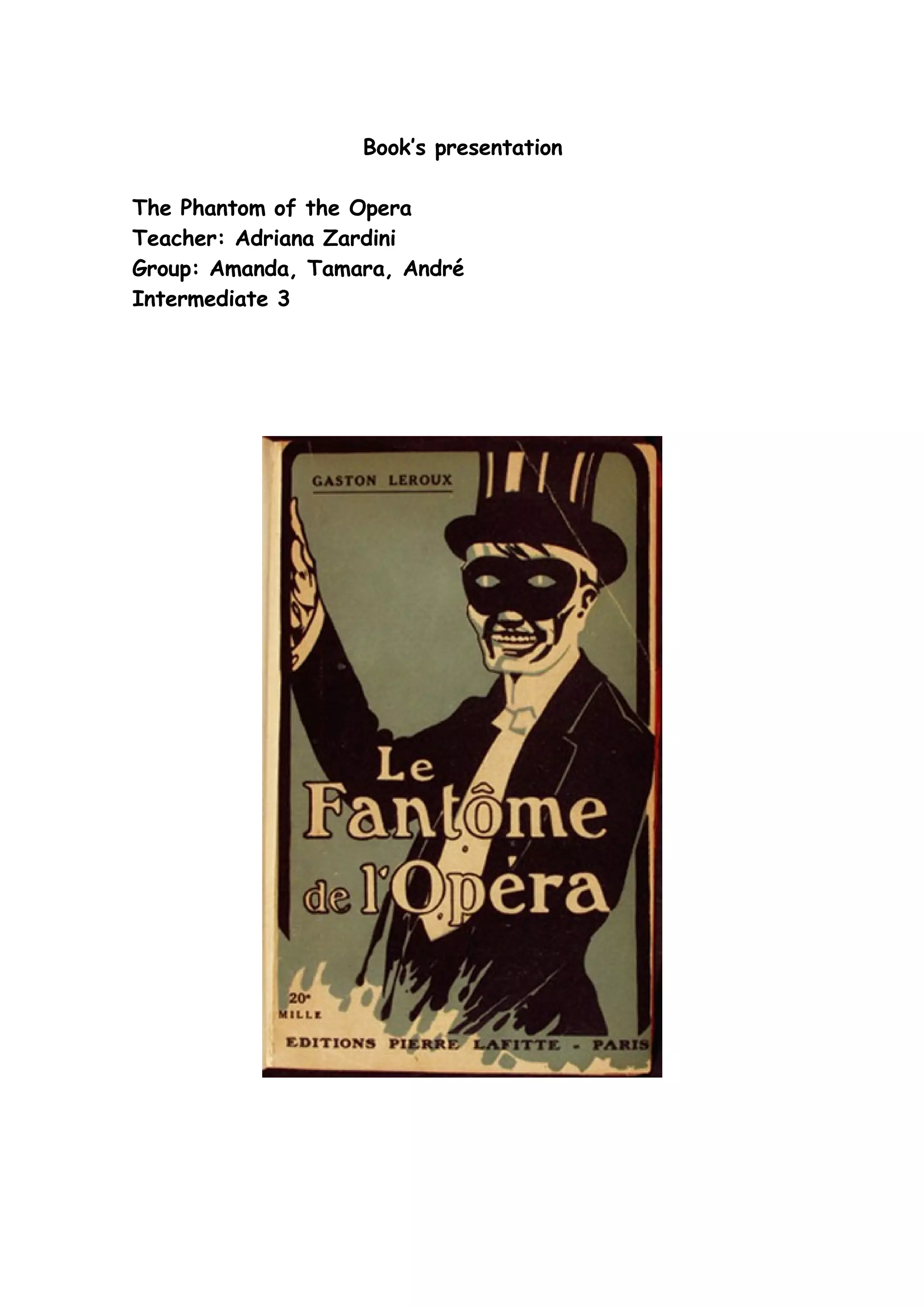 The Phanton Of The Opera