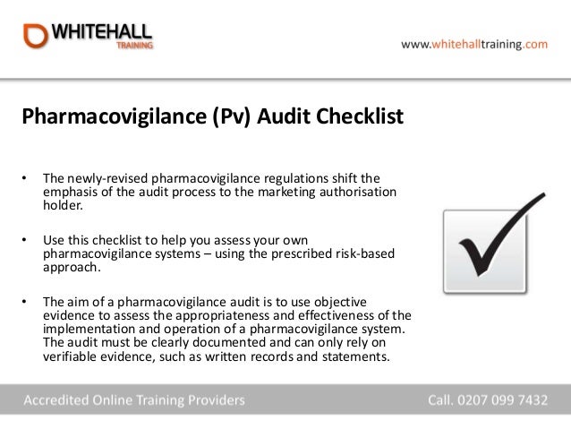 Vigilance Checklist Example Risk-Assessment Questionnaire Pharmacovigilance – RERLCT